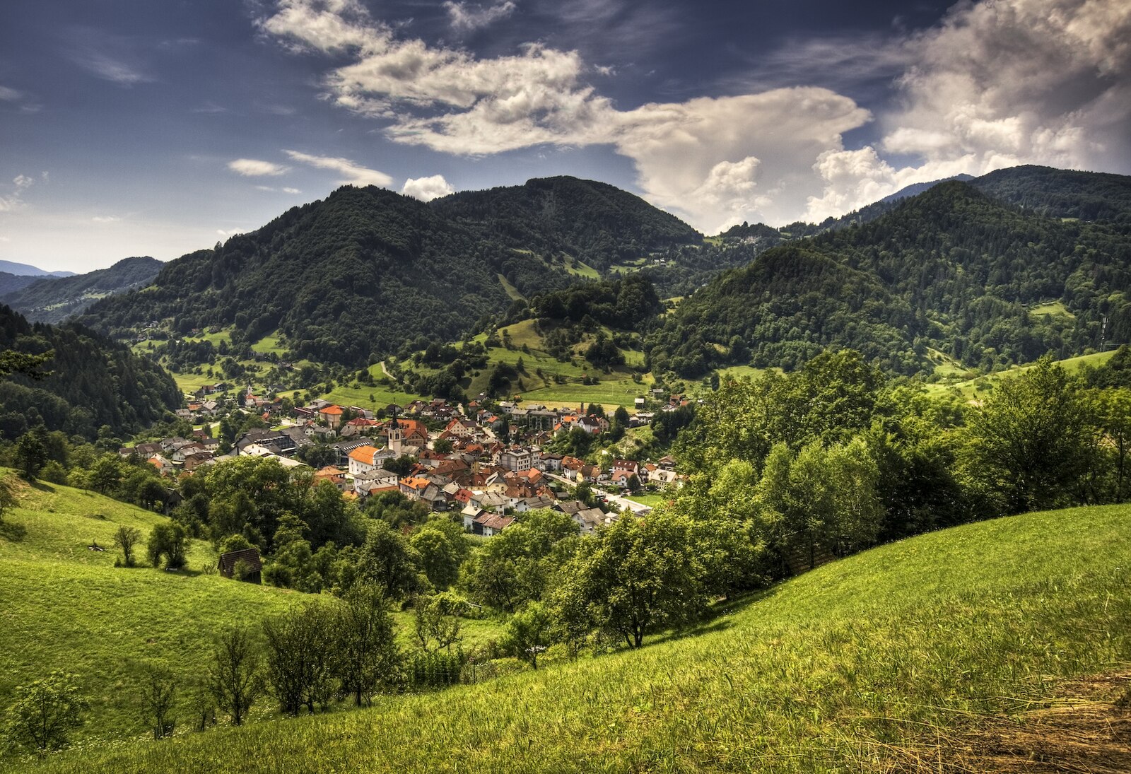 Cerkno — Alpine village in Slovenia