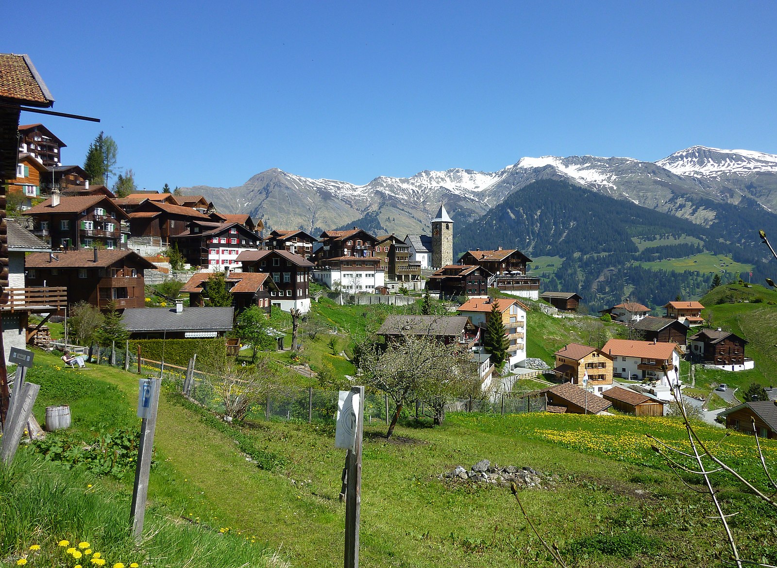 Tschiertschen — Alpine village in Switzerland