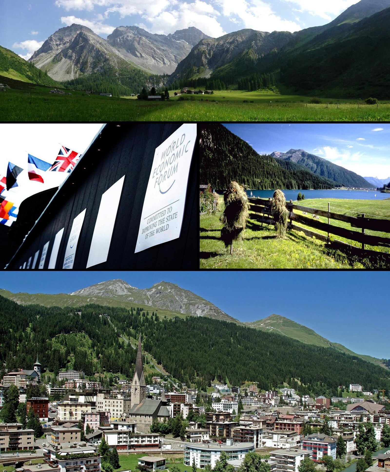 Davos — Alpine village in Switzerland
