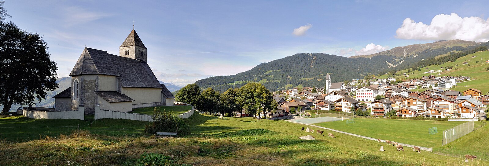 Falera — Alpine village in Switzerland