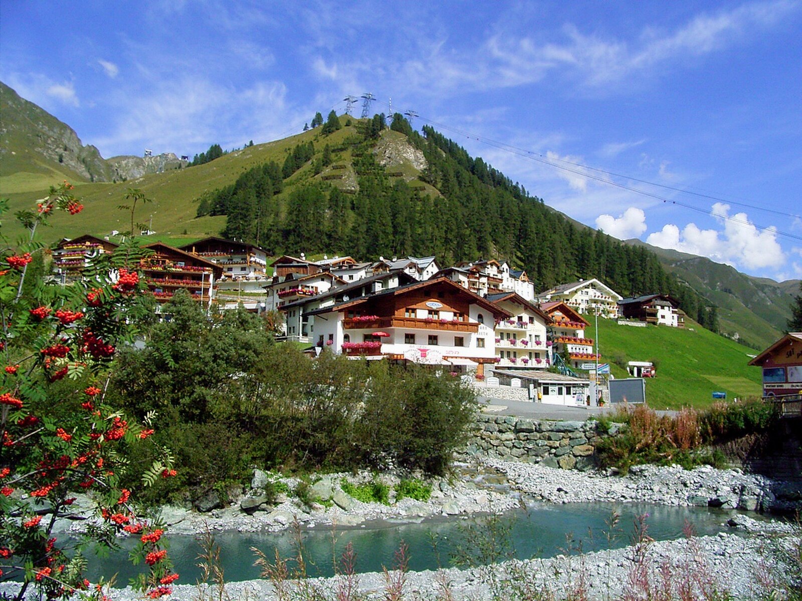 Samnaun — Alpine village in Switzerland