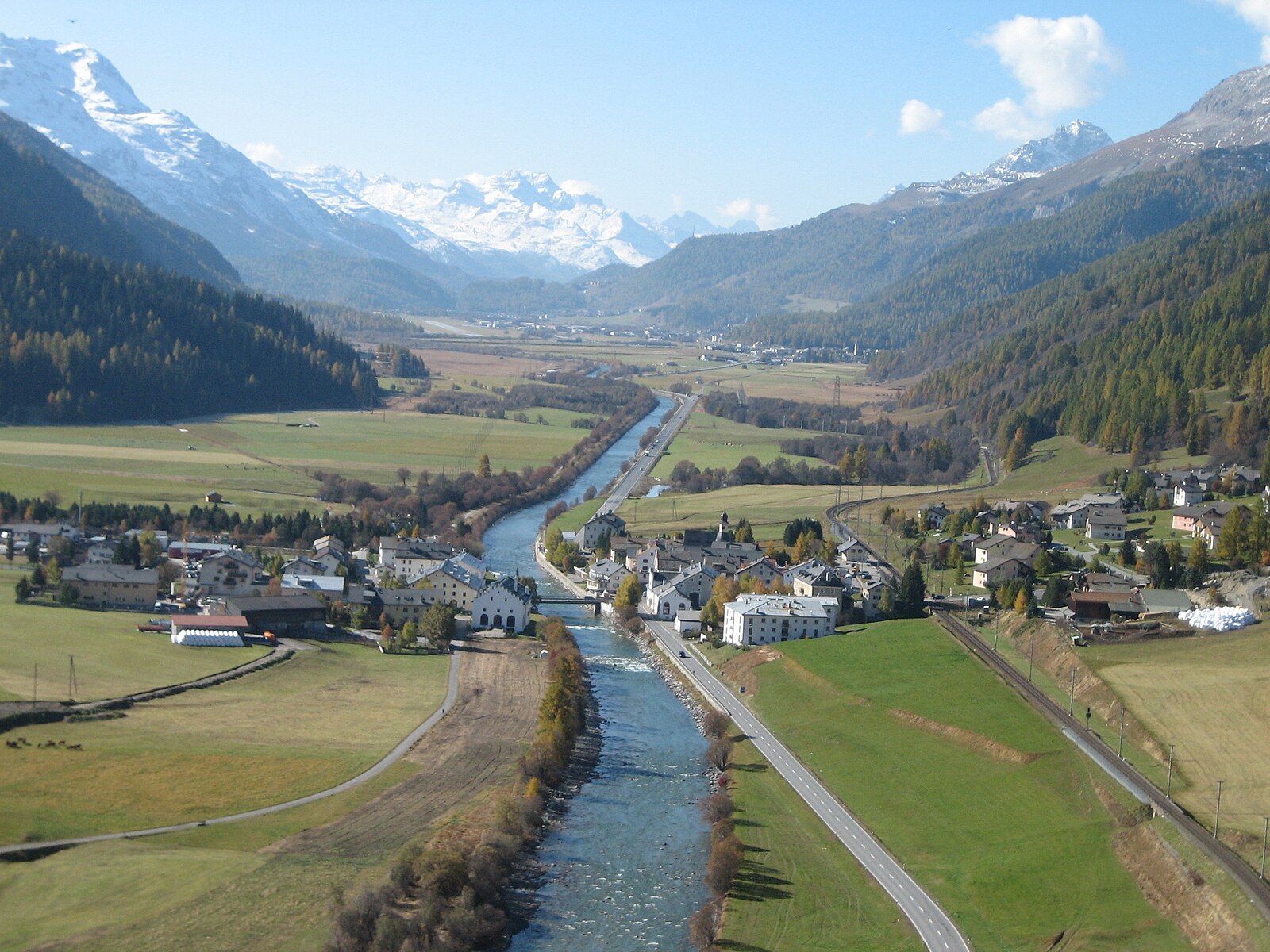 La Punt Chamues-ch — Alpine village in Switzerland
