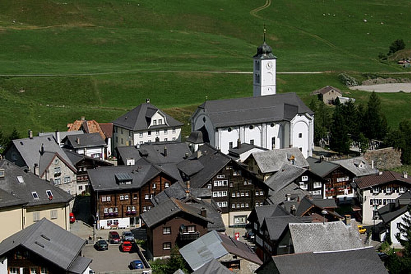 Hospental — Alpine village in Switzerland