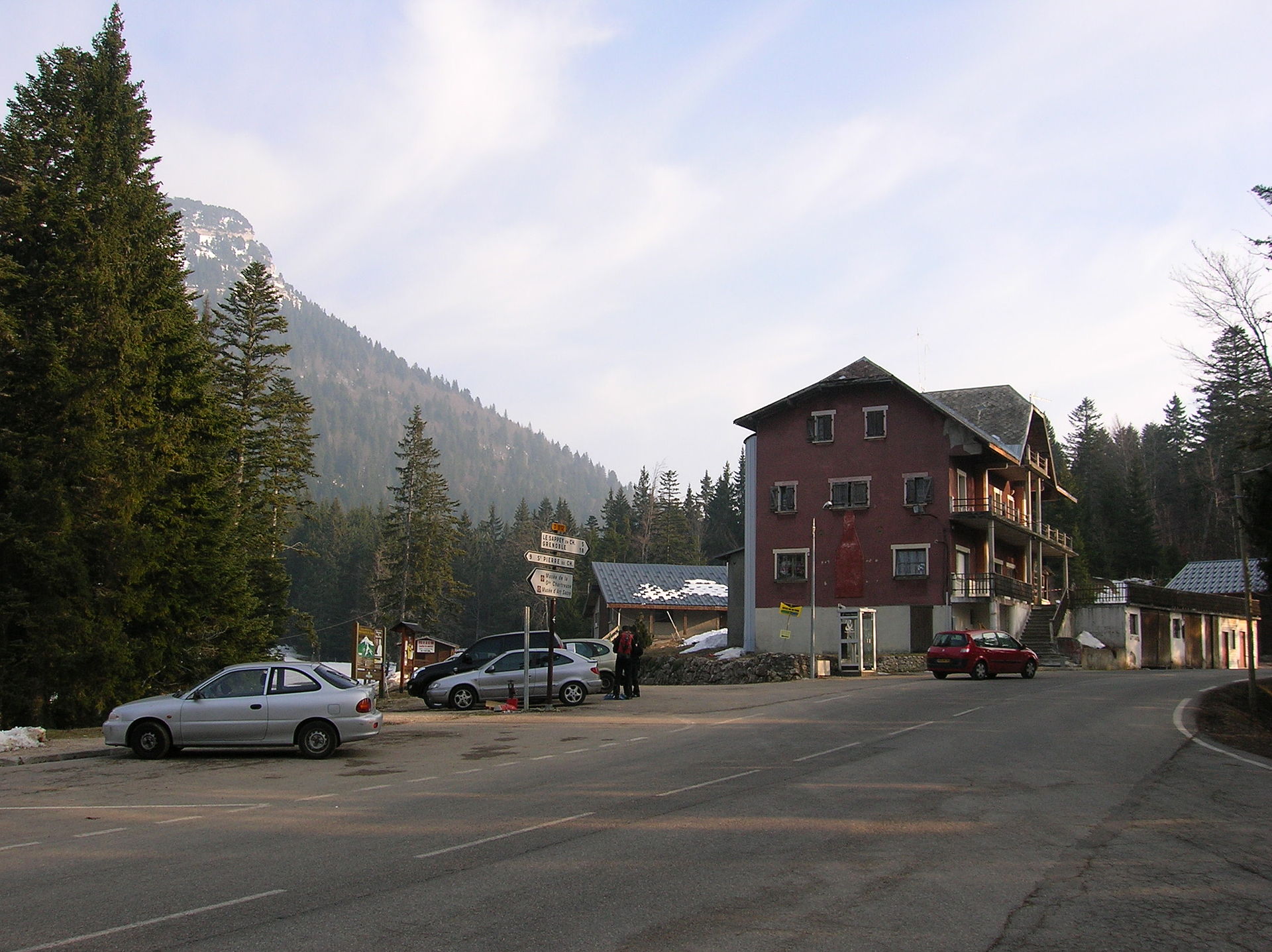 Col de Porte, mountain village in France