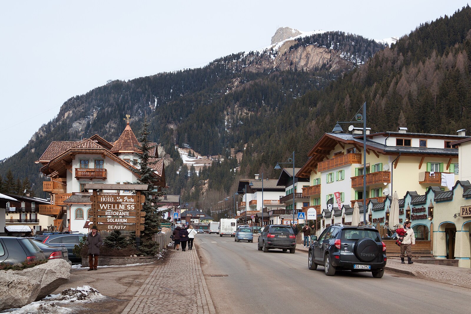 Canazei — Alpine village in Italy