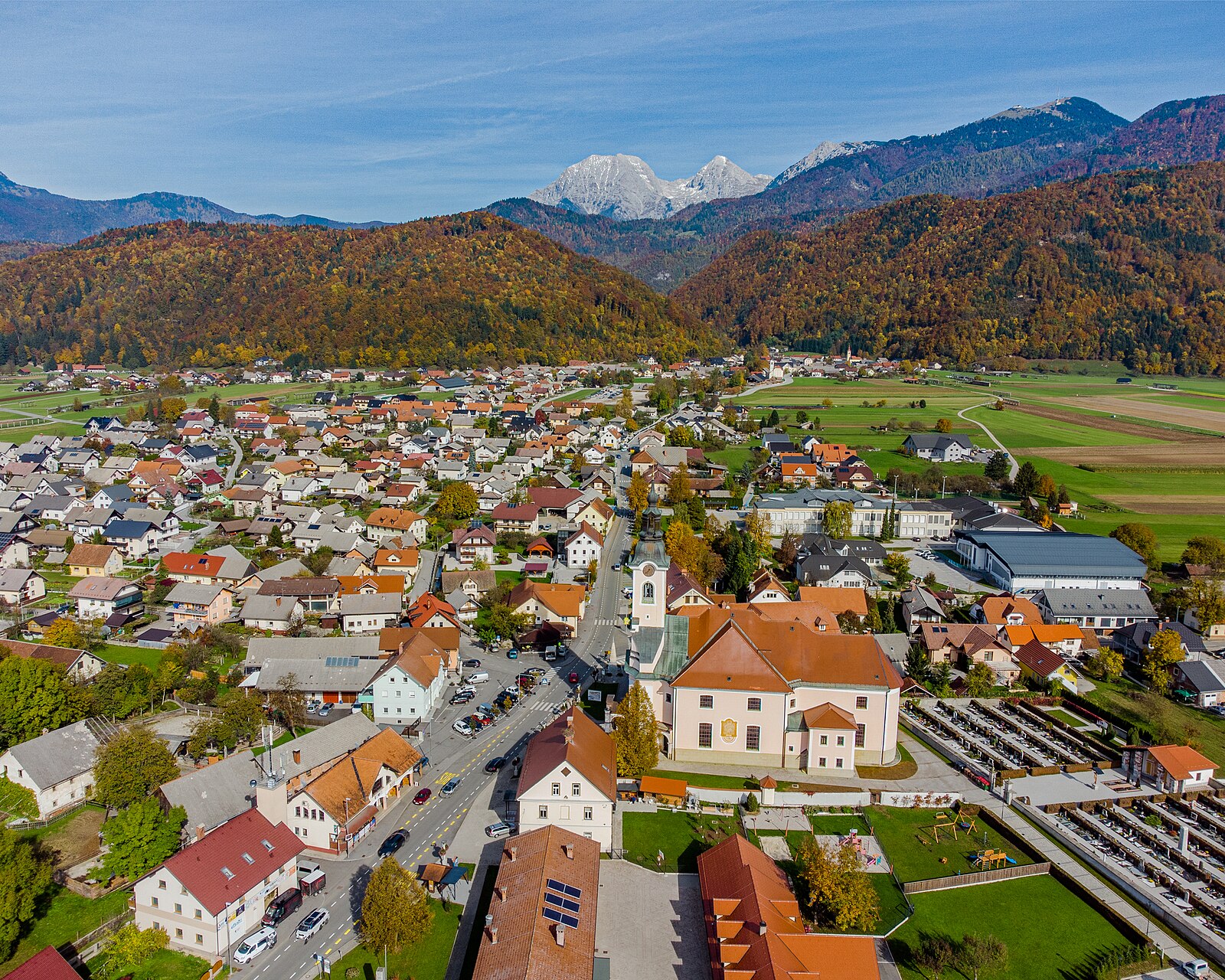 Cerklje na Gorenjskem — Alpine village in Slovenia