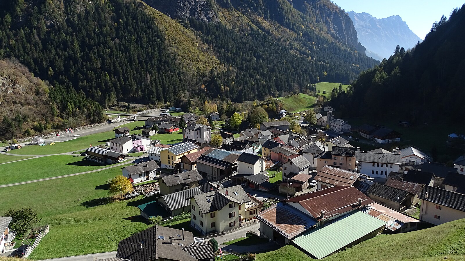 Campo Blenio — Alpine village in Switzerland