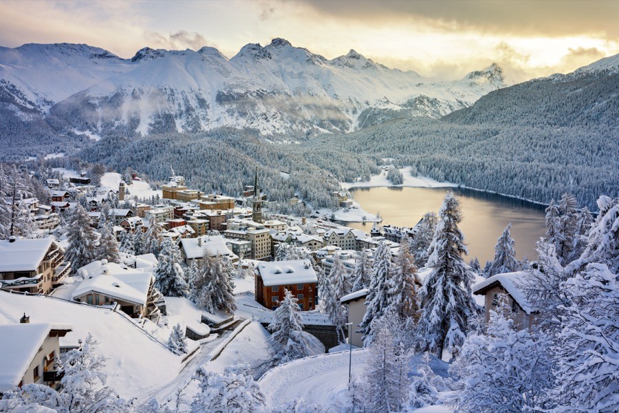 St. Moritz — Alpine village in Switzerland
