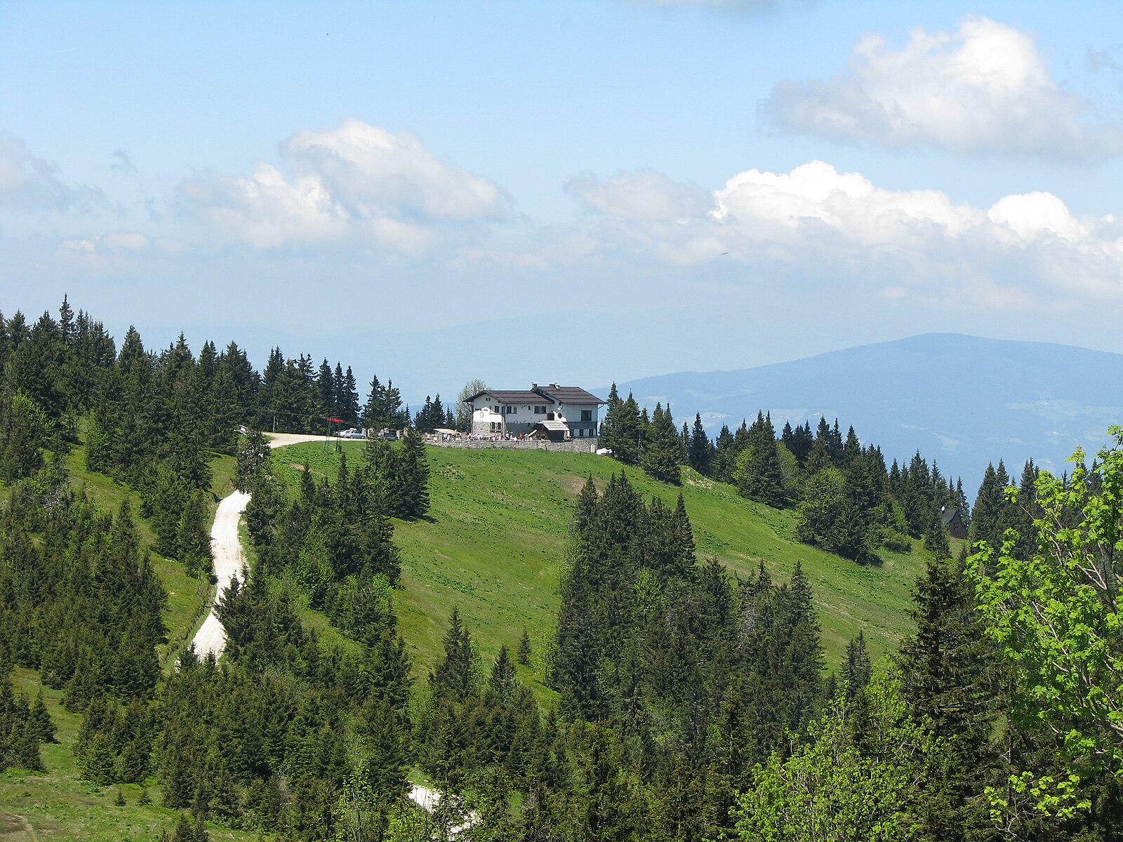Kope — Alpine village in Slovenia