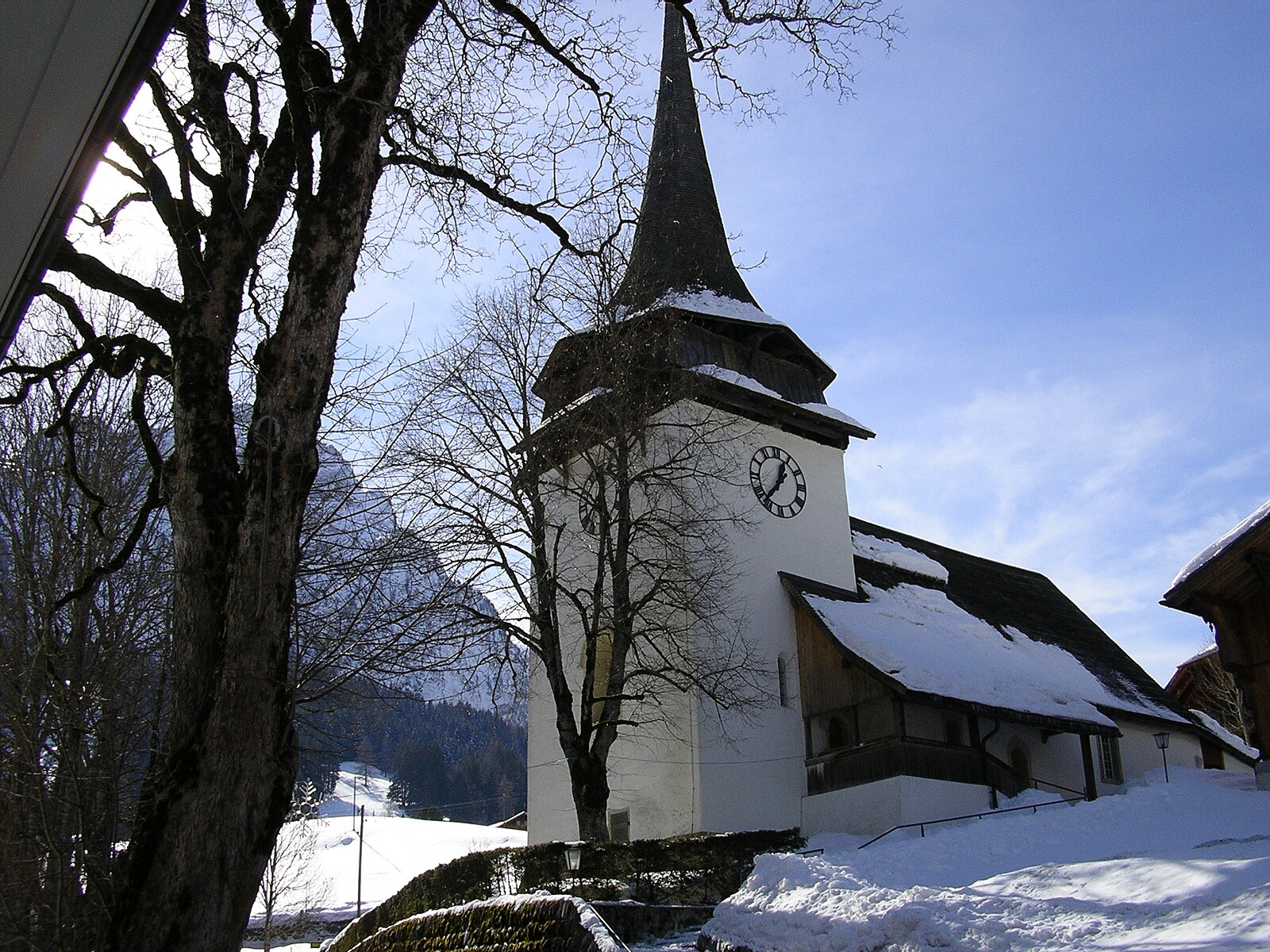 Gsteig — Alpine village in Switzerland